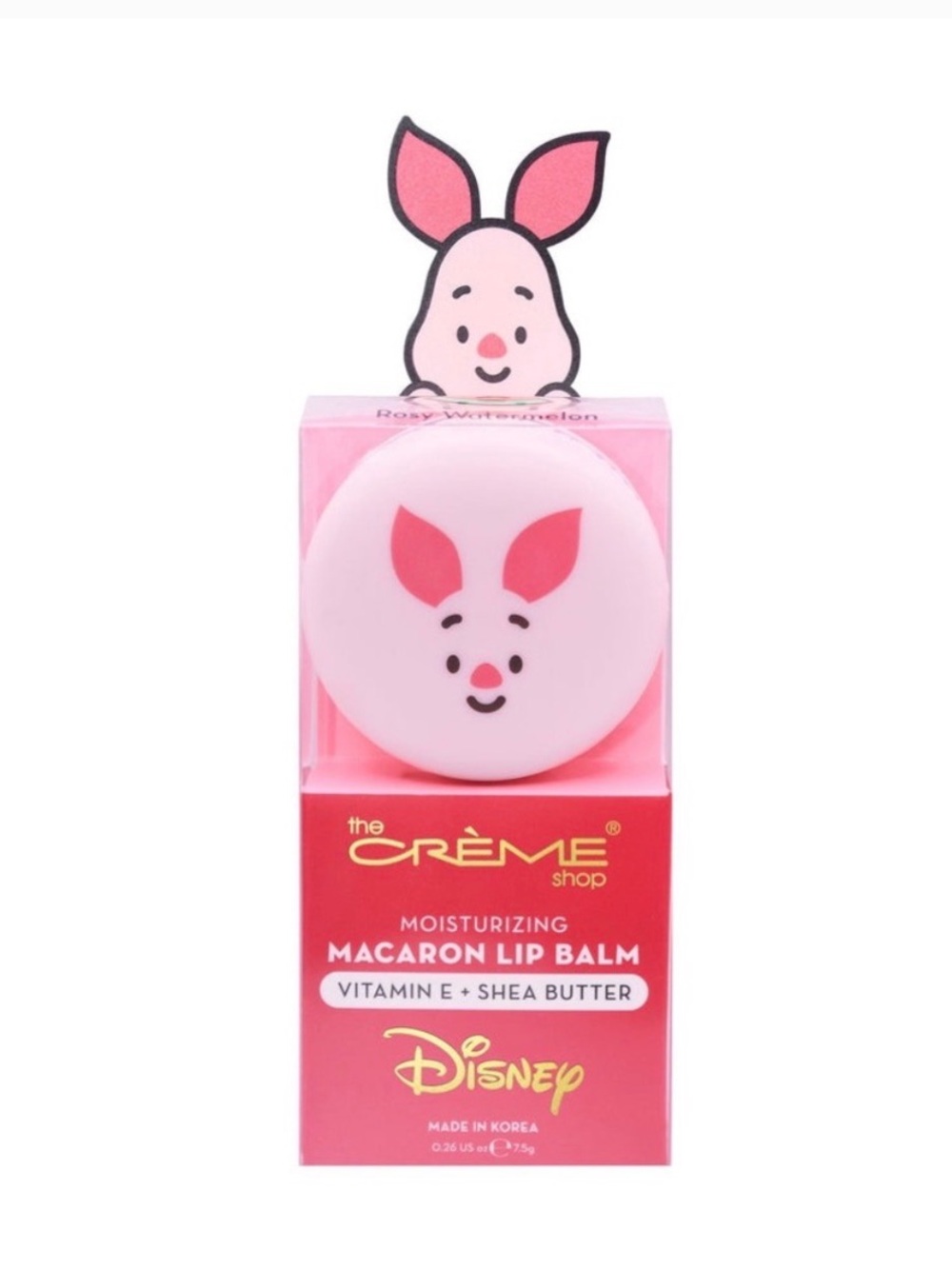 5 for $35 ONE The Crème Shop x Disney Piglet Macaron Lip Balm